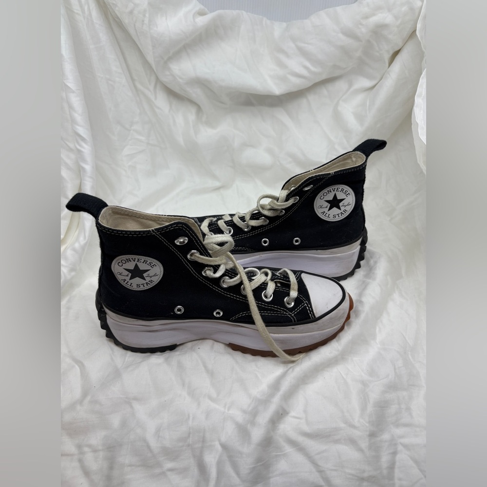 Converse Unisex Chuck Taylor Black Runstar High tops Size: 6 (M), 7.5 (W) - Picture 7 of 7